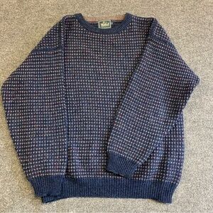 Vintage Woolrich 100% Wool Mens Crewneck Sweater